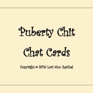 Puberty Chit Chat Cards - pdf version